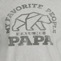 Majice s najvećim svjetskim tatom i voljenim ljudima za Dan očeva za muškarce i velike muškarce, 2 pakiranja
