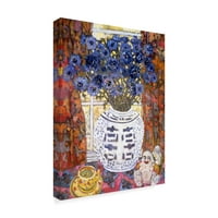 Zaštitni znak likovna umjetnost 'plava slikarska vaza' platna umjetnost Lorraine Platt