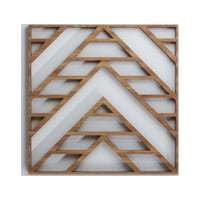 Ekena Millwork 3 8 W 3 8 H 3 8 t Extra Mali Gilcrest Dekorativni fretwork Wood Zidni paneli, orah