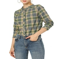 Jedinstvene ponude ženskog jesenskog bluza dugih rukava za vrat majica