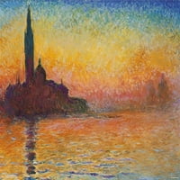 San Giorgio Maggiore u sumrak, Zidni plakat kod Moneta, 22.375 34