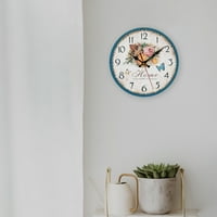 Zidni sat izbor nijemi zidni dekor u retro stilu Debeli drveni rustikalni zidni sat za kuhinju