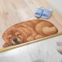 TUTUnaumb 3D Slatka tepih na temu psi, dobrodošao tepih poda 34,25x15,74 inča нескользящий tepih na podu za ljetni odmor zabavne
