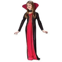 Modna haljina za viktorijansku vampirsku djevojku veseli svijet za Noć vještica za dijete,