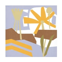 Melissa Wang 'Lavenderland pinwheel i' platno umjetnost