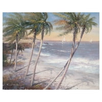 Umjetnička galerija remek-djela plaže s bijelim pijeskom Paul Matenie Canvas, umjetnički tisak 2228