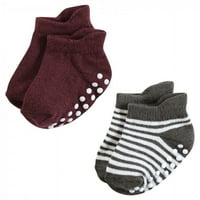 Neklizajuće čarape za novorođene dječake, a. k. a., plava, Bordo, 4-za malu djecu