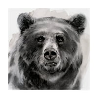 Zaštitni znak likovna umjetnost 'Bear Grin II' platno umjetnost Jennifer Paxton Parker