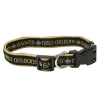 Kućni ljubimci Prvi NFL New Orleans Saints Dog ovvratnik - teški, izdržljiv i podesiv nogometni ovratnik za pse Mačke - Veliki