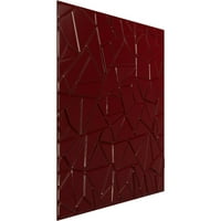 Ekena Millwork 5 8 W 5 8 h Elwod Endurawall Dekorativni 3D zidna ploča, Gloss Merlot