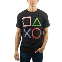 PlayStation kontroler muške grafičke majice velika