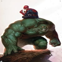 Comics-Spider-Man - besmrtni Hulk zidni poster s gumbima, 22.375 34