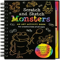 Grebanje i skiciranje: čudovišta: knjiga umjetničkih aktivnosti za kreativnu djecu svih dobnih skupina