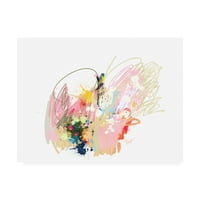 Zaštitni znak likovna umjetnost 'Pink Abstract' Canvas Art od Niya Christin