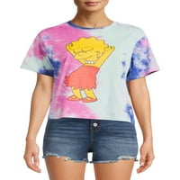 Simpsons Juniors Dancing Lisa Graphic Skimmer majica, veličine xs-3x