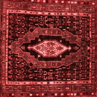 Tradicionalni pravokutni perzijski tepisi u crvenoj boji za prostore tvrtke, 6' 9'
