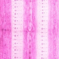 Moderne pravokutne apstraktne ružičaste prostirke za prostore tvrtke, 2' 5'