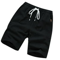 Ljetne muške pamučne modne teretne hlače s ravnim nogavicama široke kratke hlače hlače za plažu