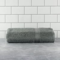 Osnovne kolekcije kupke - ručnik za jedno kupanje, čvrsto sivo