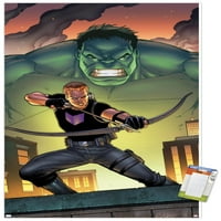 Comics-Sokolovo oko i Hulk-optuženi zidni Poster, 22.375 34