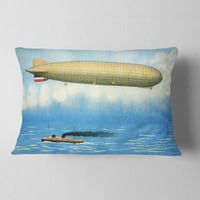 Dizajnerska ilustracija zračnog broda-apstraktni jastuk-12.20
