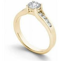 Carat T.W. Dijamantski klasični zaručnički prsten od žutog zlata od 14KT