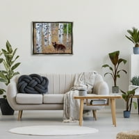 Stupell Industries nose Cub breze stabla gustine životinje i insekti fotografije sivi plutasti uokvireni umjetnički print zid umjetnosti