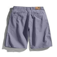 Plus size kratke hlače za muškarce casual obične vanjske kratke hlače džepne Radne hlače za plažu teretne kratke hlače sive uh