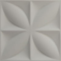Ekena Millwork 7 8W 7 8H Dekorativna 3D стеновая ploča Helene EnduraWall, ультратонкое pokrivenost Satin Blossom White