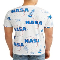 Muška NASA OVDJE Print pop kultura grafička majica s kratkim rukavima