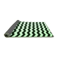 Pravokutni apstraktni moderni tepisi u smaragdno zelenoj boji za unutarnje prostore, 3' 5'
