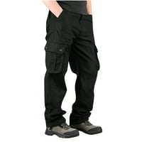 Teretne hlače za muškarce, Muške teretne hlače od čistog pamuka Plus veličine, kombinezoni otporni na habanje s više džepova