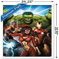 Comics Comics - Spider-Man-Osvetnici sastavljeni zidni poster, 22.375 34