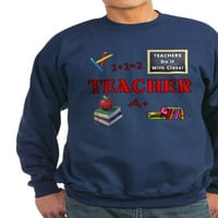 $ - Učitelji to rade s hladnom trenirkom-klasična majica s okruglim vratom