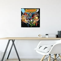 Stripovi-Justice League - Naslovnica zidnog plakata s gumbima, 14.725 22.375