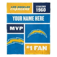Los Angeles Chargers NFL ColorBlock Personalizirana svila