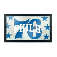 Uokvireno ogledalo logotip - Fade - Philadelphia 76ers