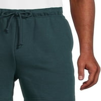 Muške kratke hlače za trčanje od flisa od 2 komada, veličine od 5 inča
