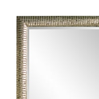 PU pravokutno zidno ogledalo u punoj dužini sa srebrnim listom 84 iz he