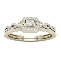 Imperial Women's IGI Certi Ct Diamond 10K žuto zlato Twist Shank Bridal Set
