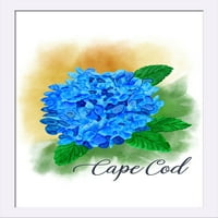 Cape Cod, ma-hortenzija - akvarel-tisak lampiona