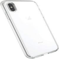 Onn Clear Telefon za iPhone i XS, prozirni TPU materijal, tanak futrola za zaštitu telefona od ogrebotina