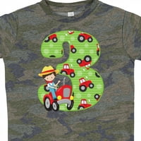 Majica za traktor za dječake, poklon za 3. Rođendan, majica za dječake i djevojčice